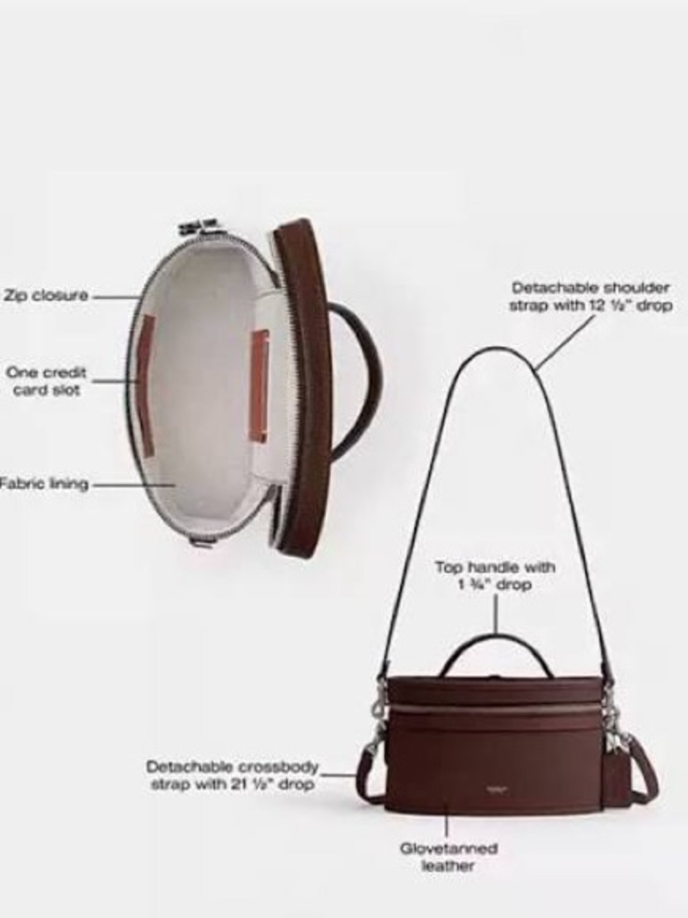 COACH Trail Bag in Honey Brown - Picture 2 of 3